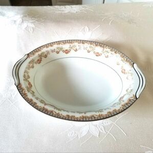 Vintage Noritake Royal Crokery Floral Deep Oval Servimg Bowl
